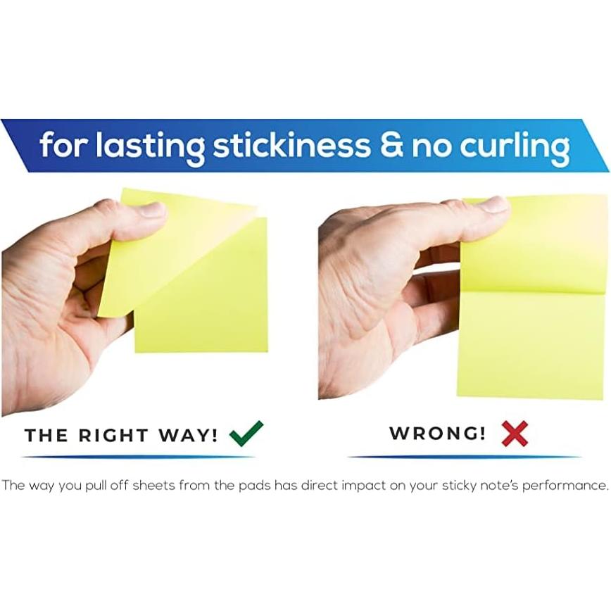 Notas Adhesivas Infiniko 7.62x7.62 cm - 12 Blocs de Colores