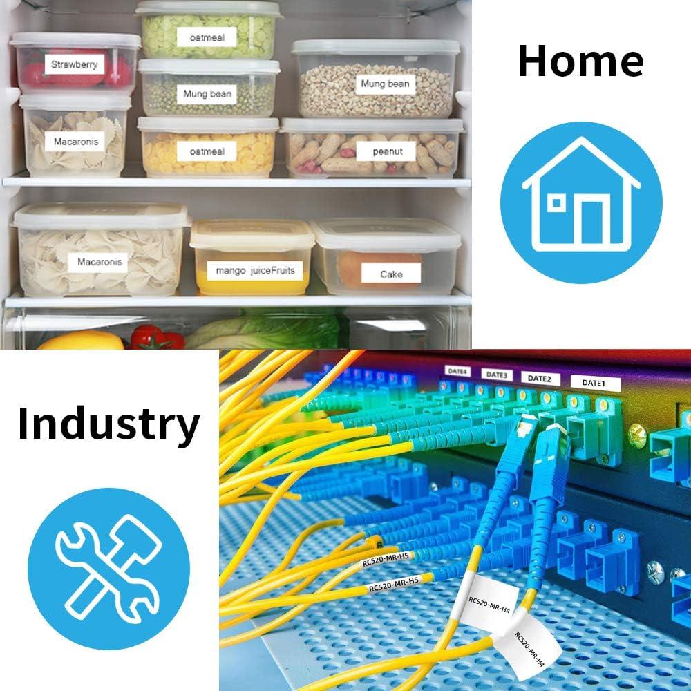 Cinta de Etiqueta Dymo D1 45013 Freshworld 12mm x 7m Negro/Blanco