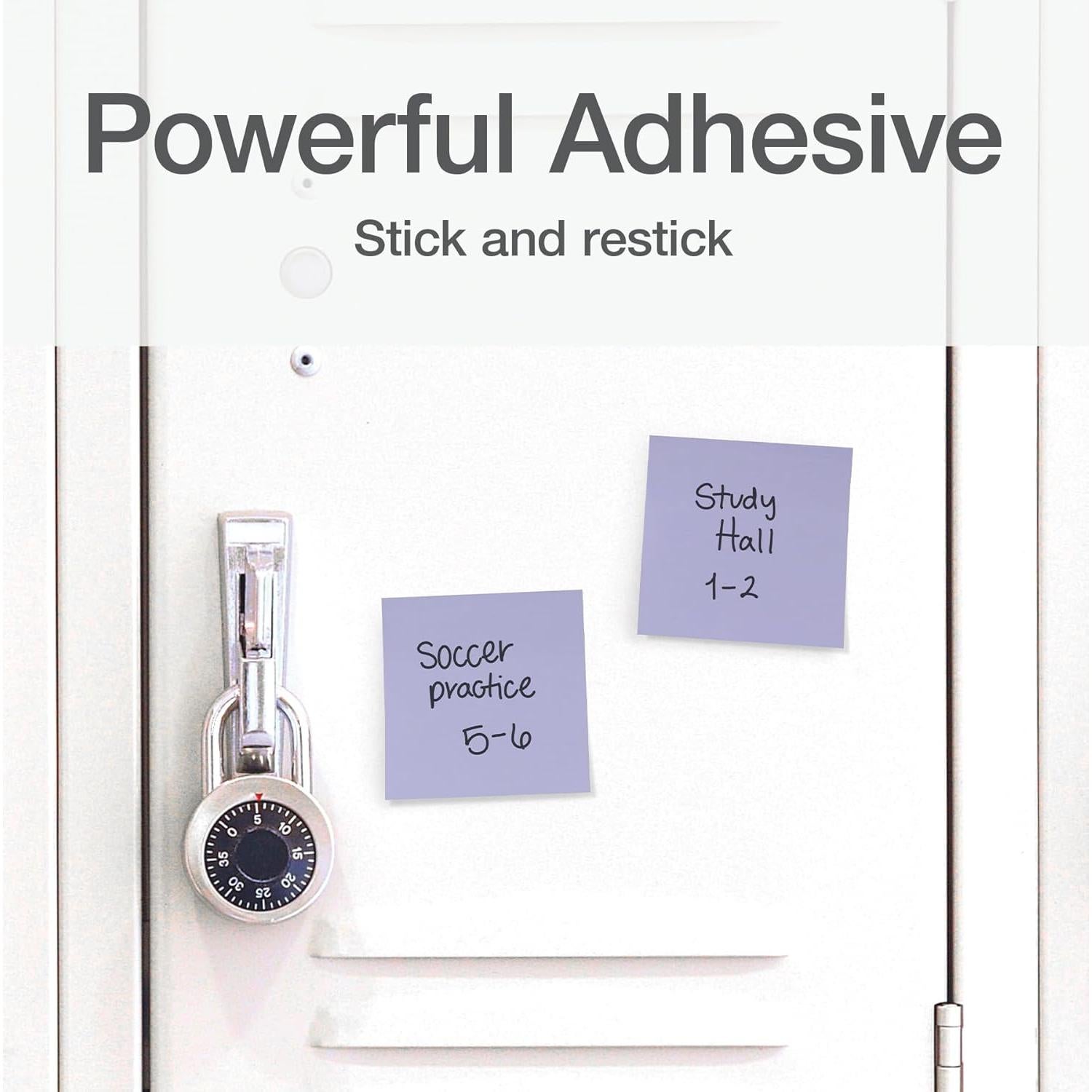 Notas Adhesivas Redi-Tag 7.62x7.62 cm, Paquete de 24, Colores Brillantes