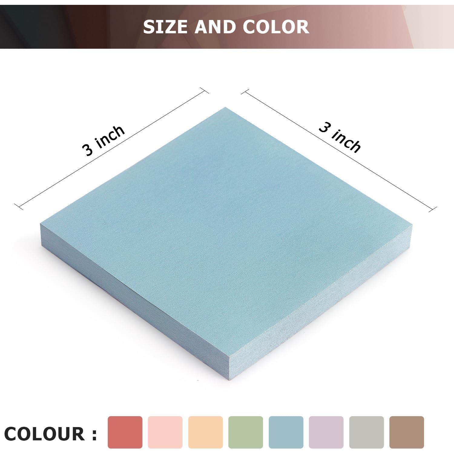 Notas Adhesivas Lobo Oriental 8 Colores Vintage 7.62cm