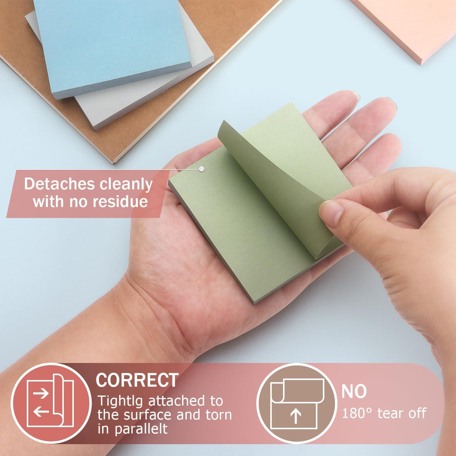 Notas Adhesivas Lobo Oriental 8 Colores Vintage 7.62cm