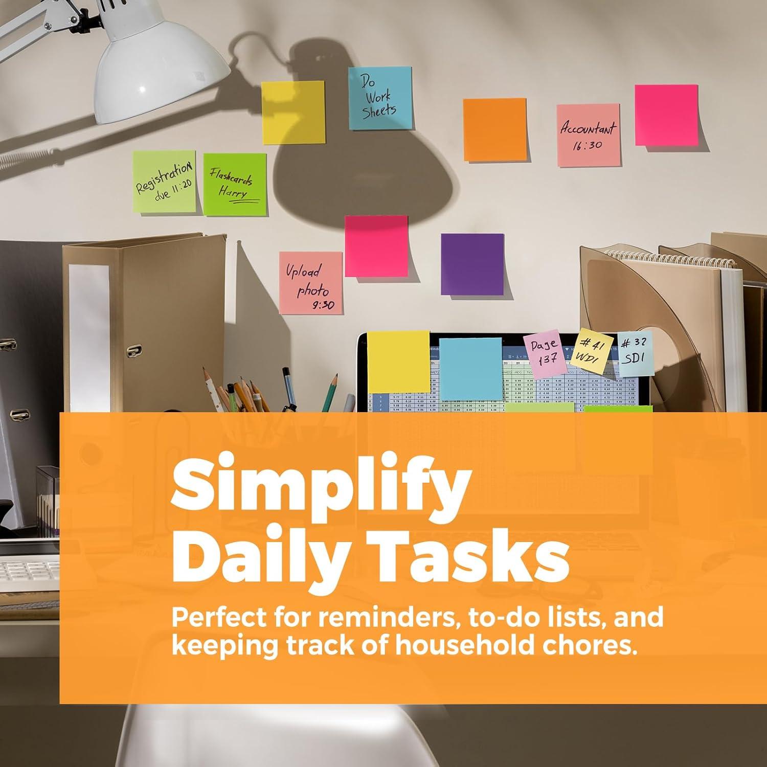 Notas Adhesivas MaxGear 3x3" 16 Almohadillas 960 Hojas