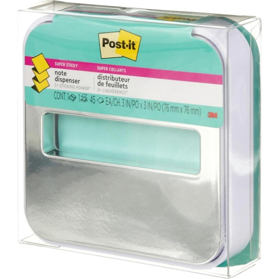 Dispensador de Notas Post-it 3M STL-330-W Base Blanca Acero