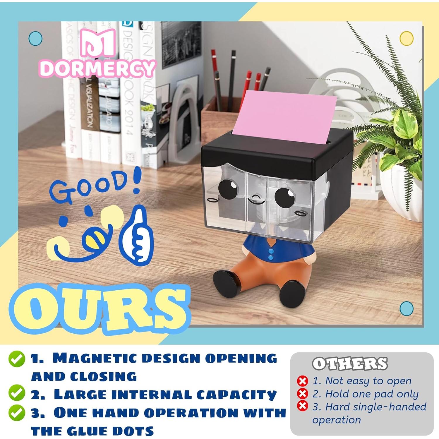 Dispensador de Notas Adhesivas Pop-up Dormercy Azul 7.62x7.62 cm