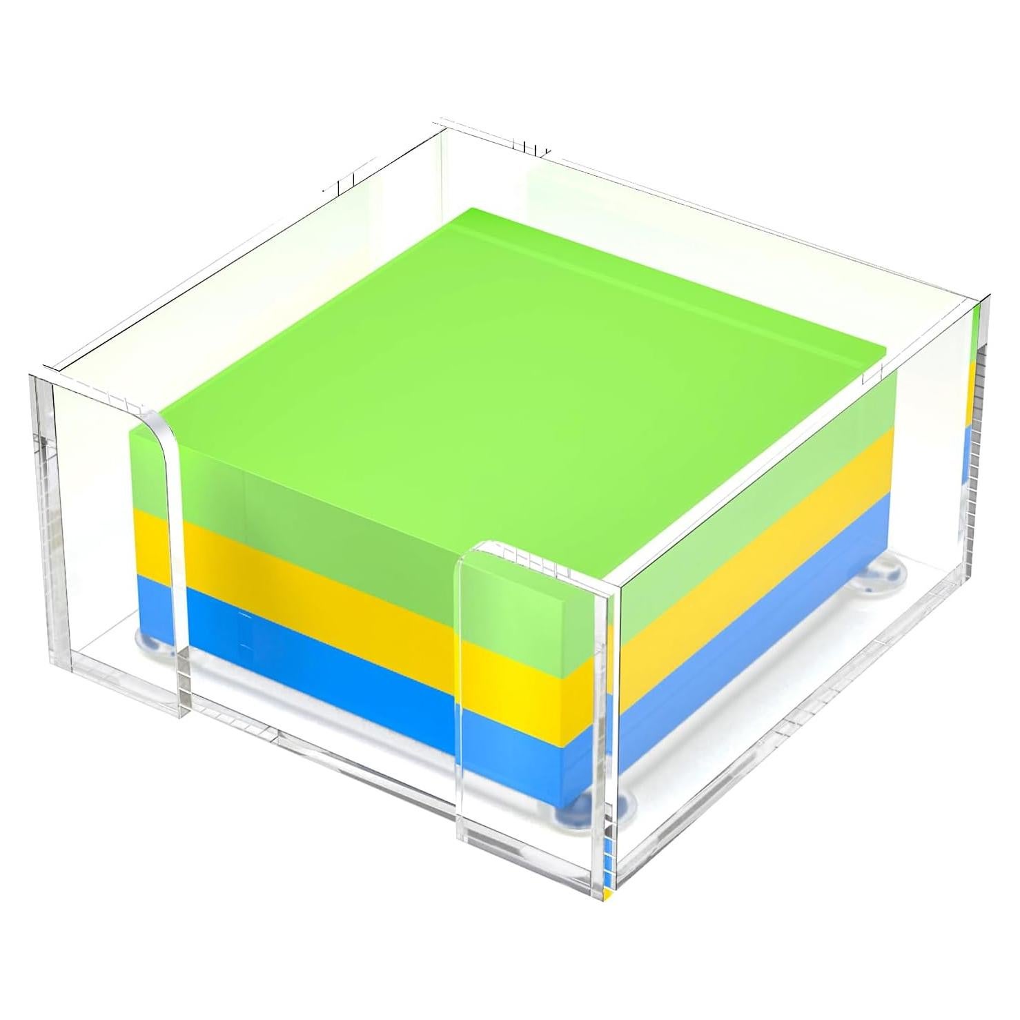 Soporte Acrílico para Notas Adhesivas GVPIPYS 8.51x8.51 cm