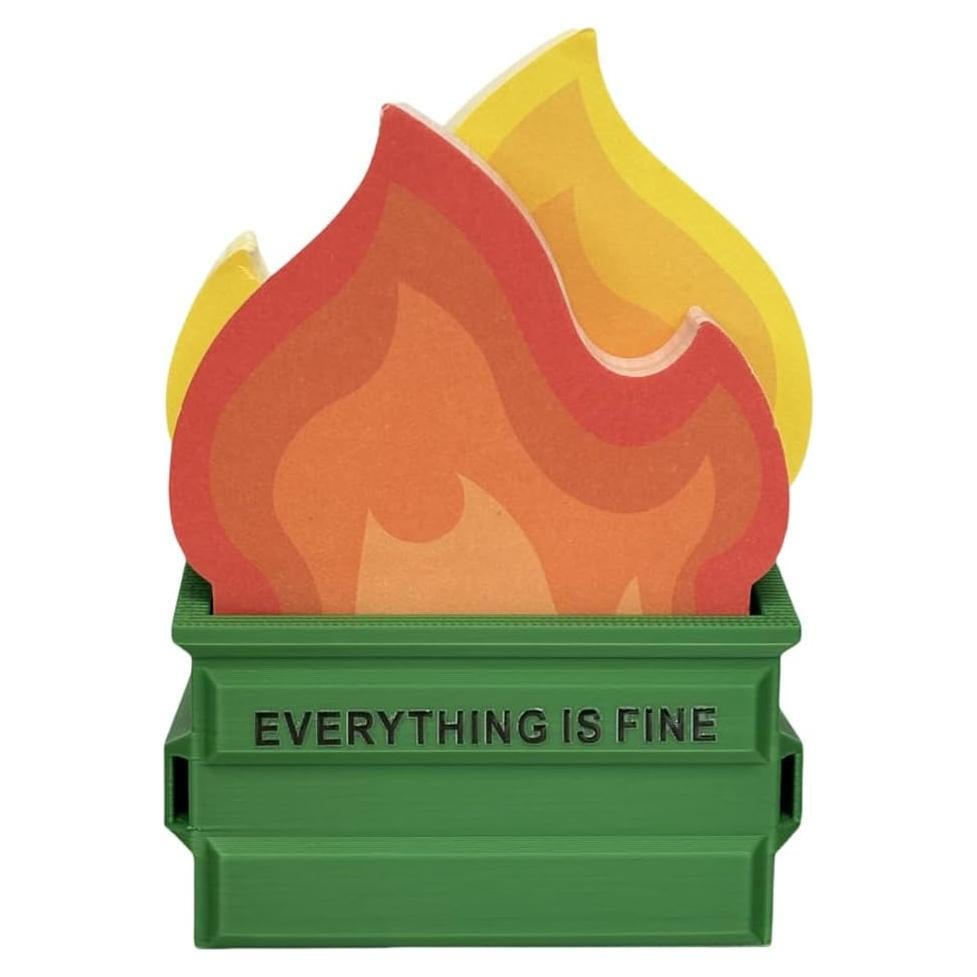 Notas Adhesivas de Fuego Infmetry 300 Hojas 9.9x7.6cm