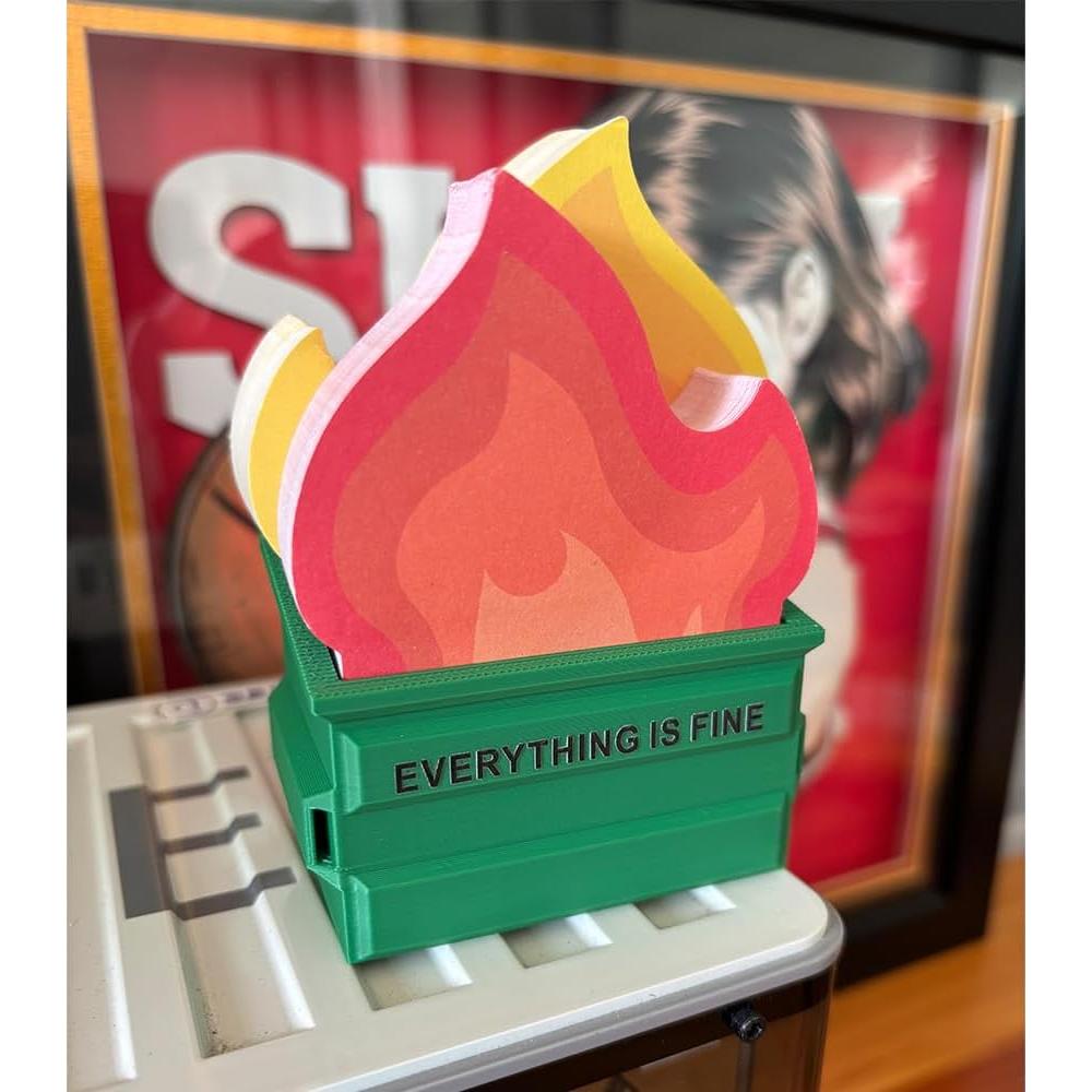 Notas Adhesivas de Fuego Infmetry 300 Hojas 9.9x7.6cm