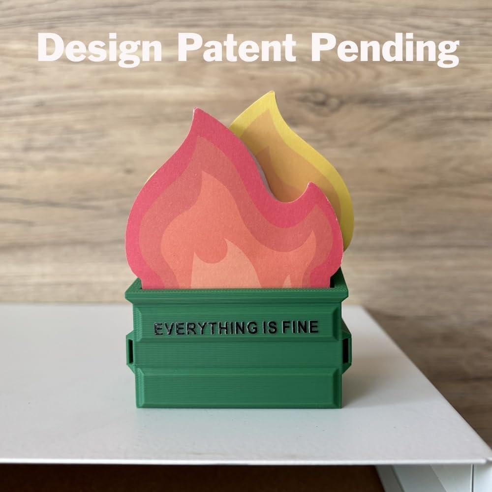 Notas Adhesivas de Fuego Infmetry 300 Hojas 9.9x7.6cm