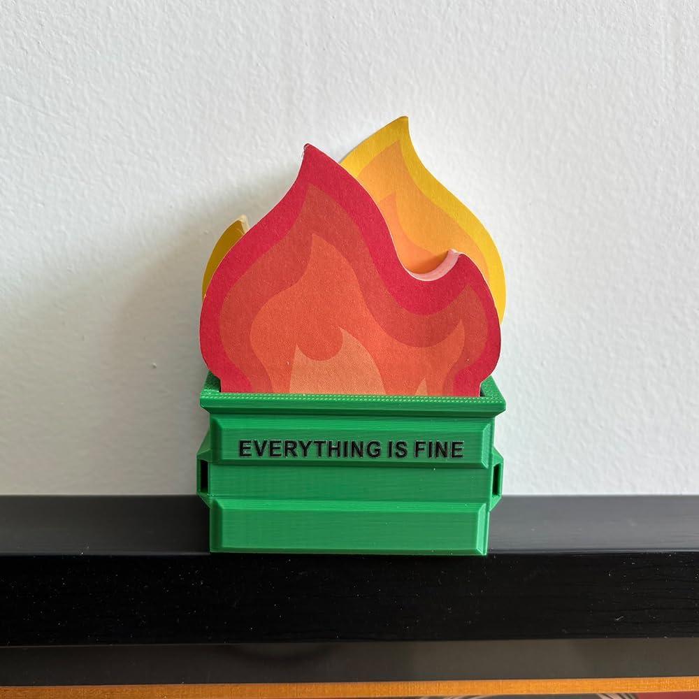 Notas Adhesivas de Fuego Infmetry 300 Hojas 9.9x7.6cm