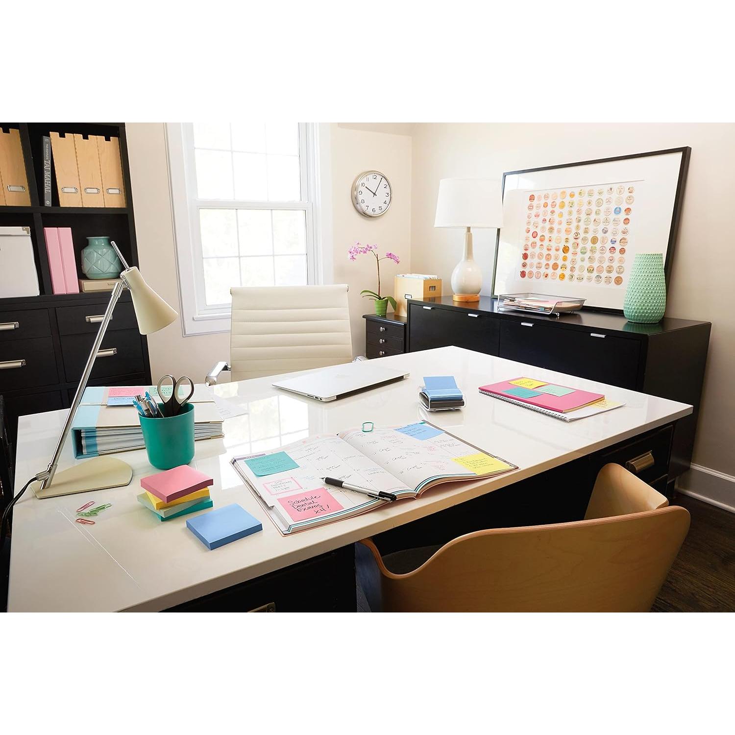 Notas adhesivas Post-it 7.6x7.6 cm Colección Cafetería Playa