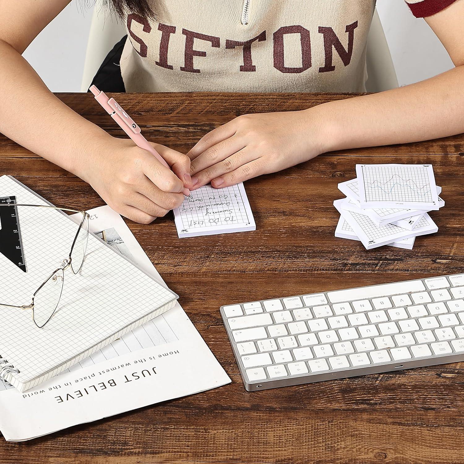 Notas Adhesivas Cuadriculadas Mr. Pen 7.62x7.62 cm 6 Bloc