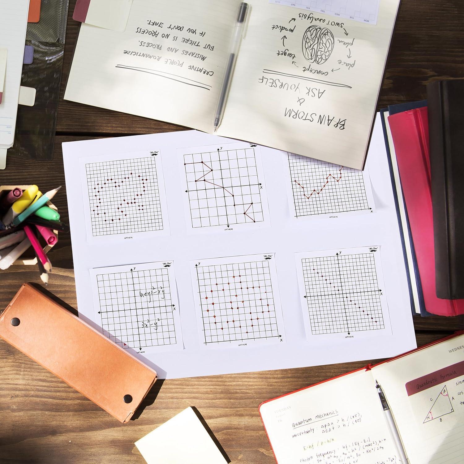 Notas Adhesivas Cuadriculadas Mr. Pen 7.62x7.62 cm 6 Bloc