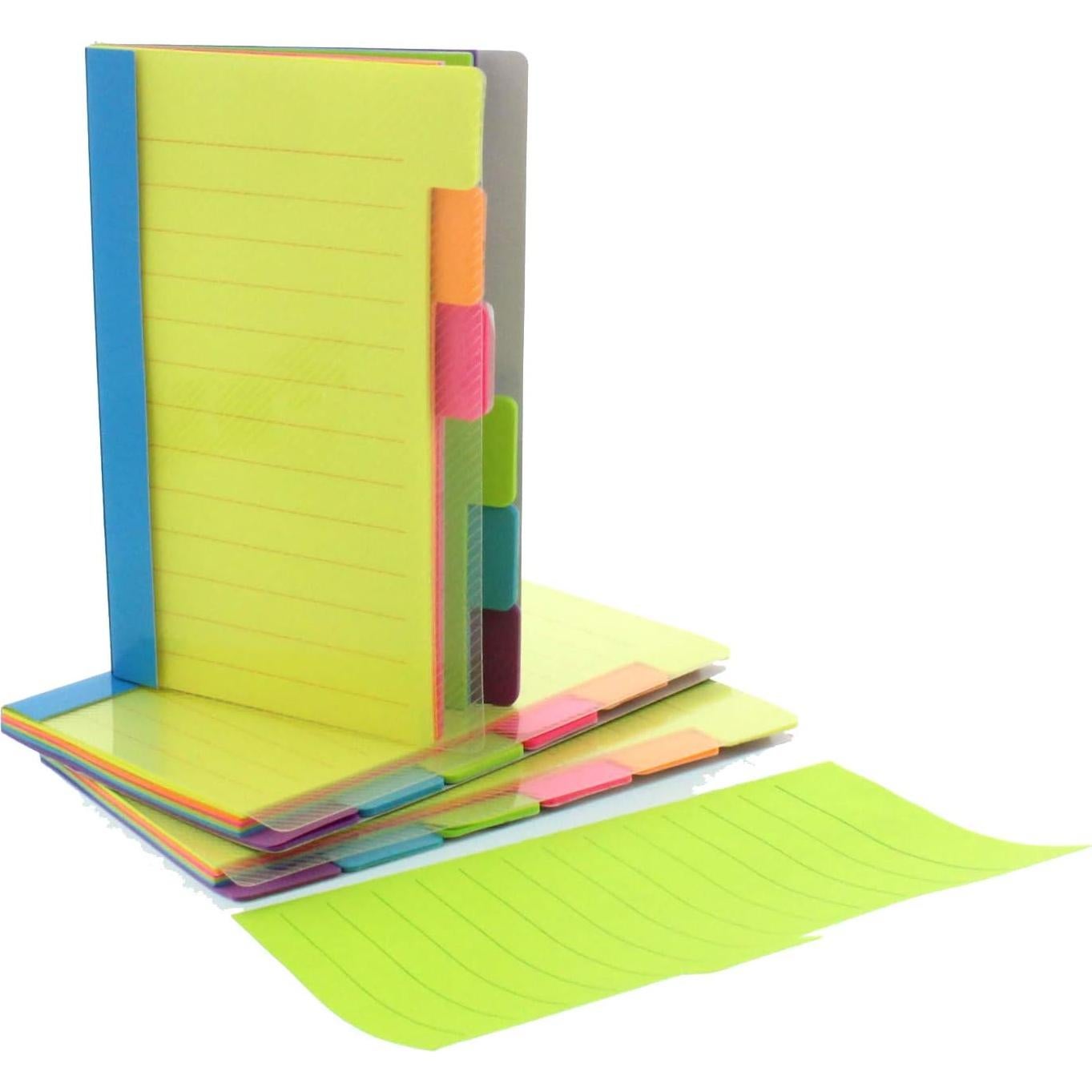 Notas Adhesivas Divisorias Redi-Tag, 120 Hojas Rayadas 10.16x15.24cm