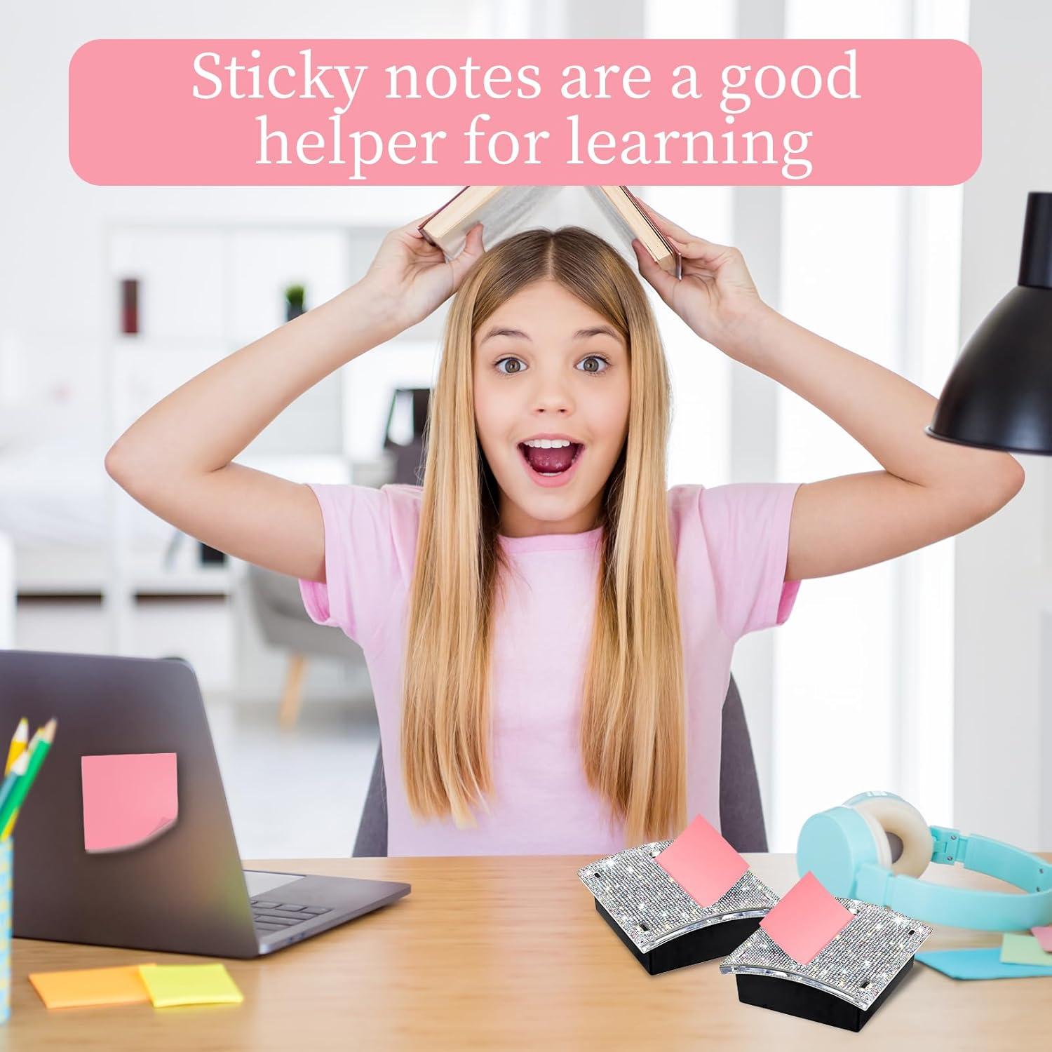 Dispensador de Notas Adhesivas Pop-Up Casehz con Strass 105x103x37mm