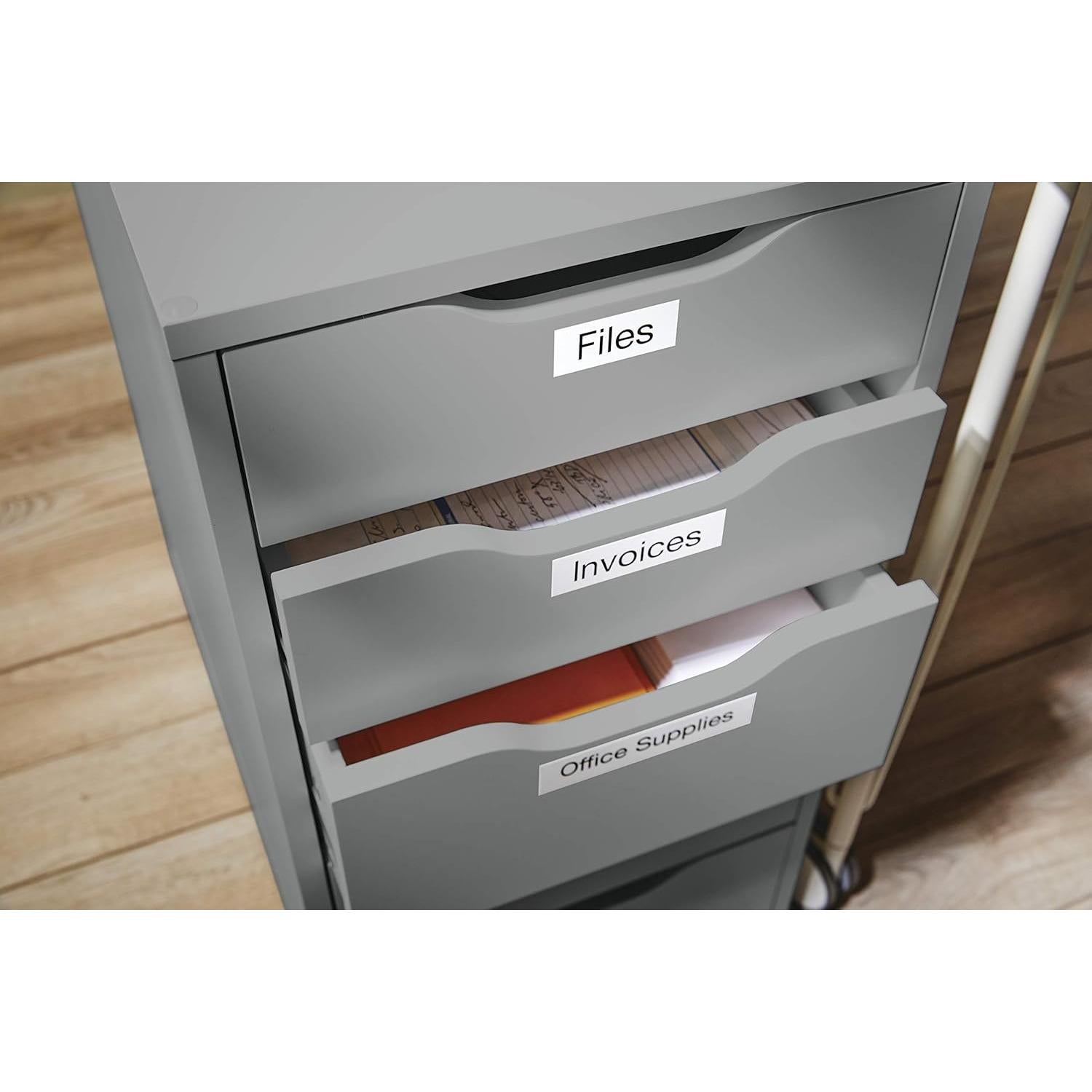 Cinta de Etiquetado DYMO D1 1.9 cm x 7 m Negra sobre Blanca