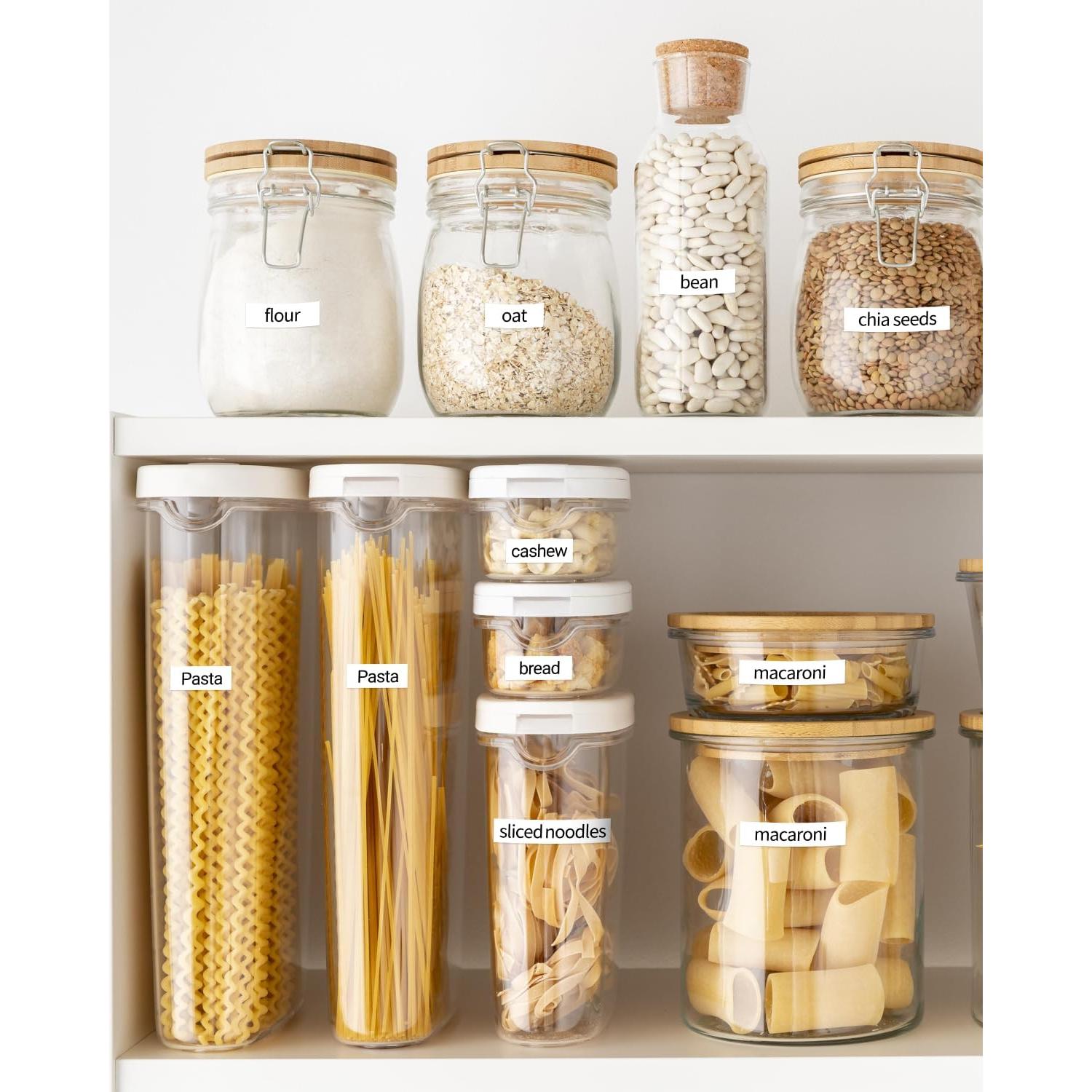 Cintas de Etiquetas BOYEEZON 4Pk Papel Blanco 12mm x 4m