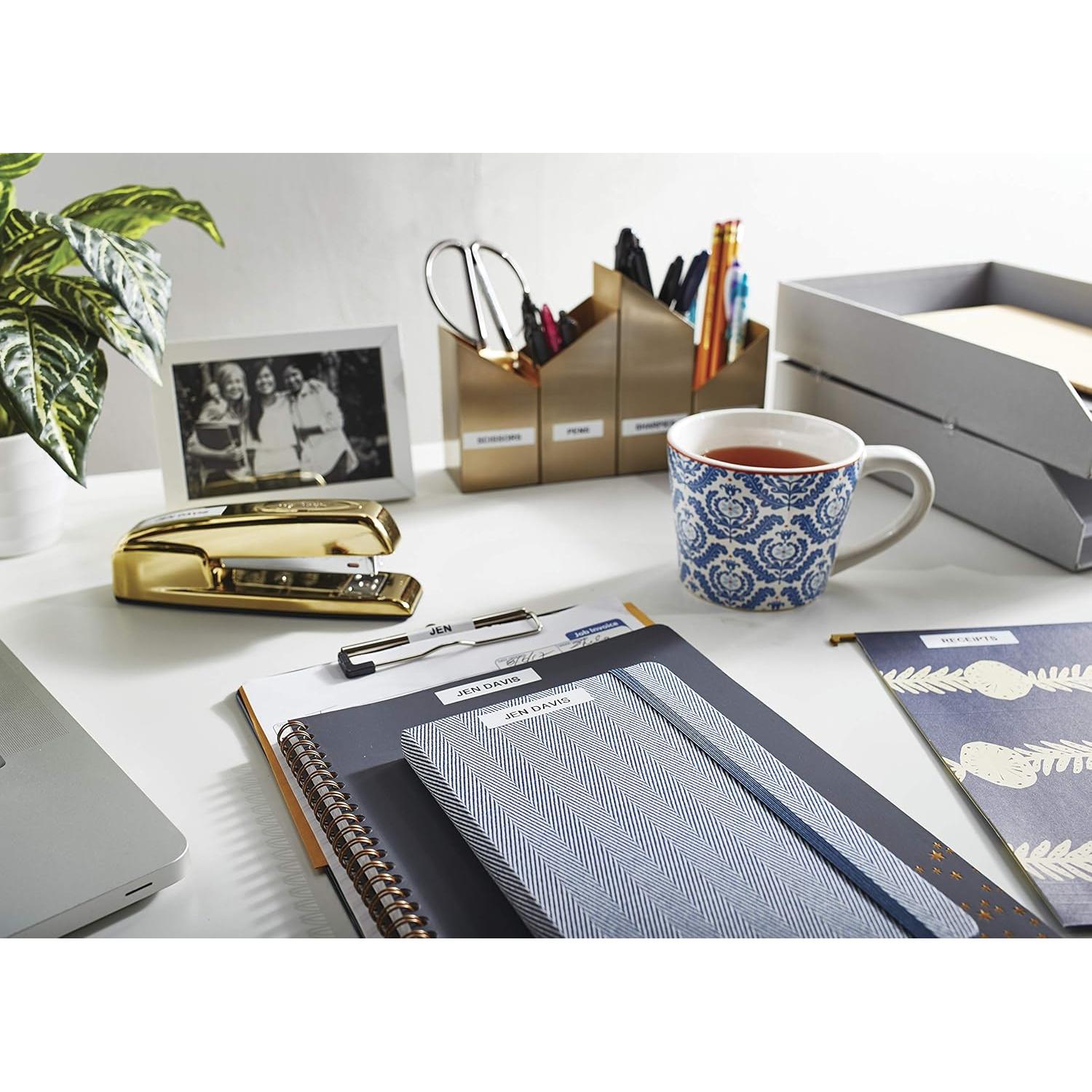 Cinta de Etiquetado DYMO LetraTag 12mm Papel Blanco 6 Unidades