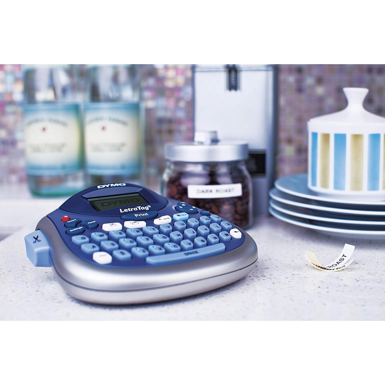 Cinta de Etiquetado DYMO LetraTag 12mm Papel Blanco 6 Unidades