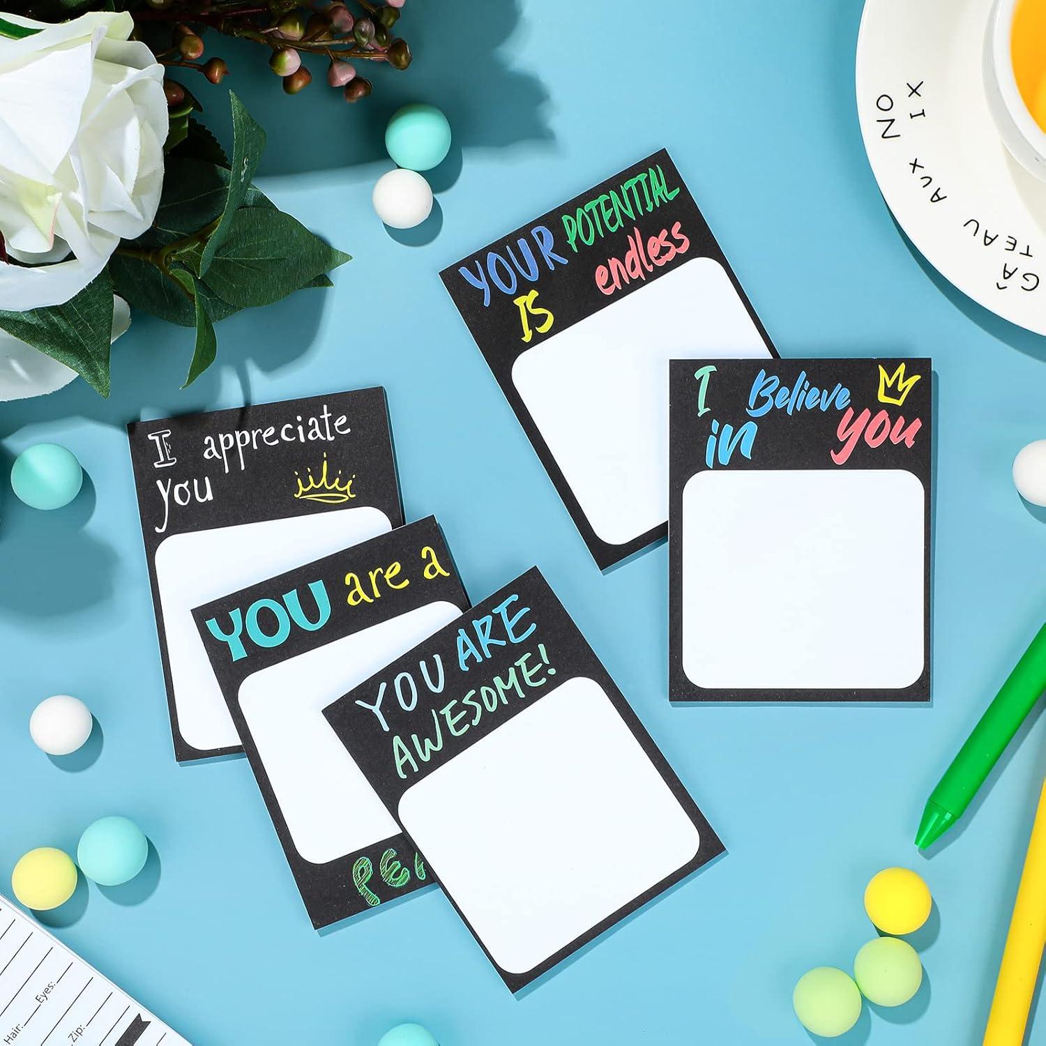 Notas Adhesivas Motivacionales Spakon 12 Pcs 7.6x10 cm