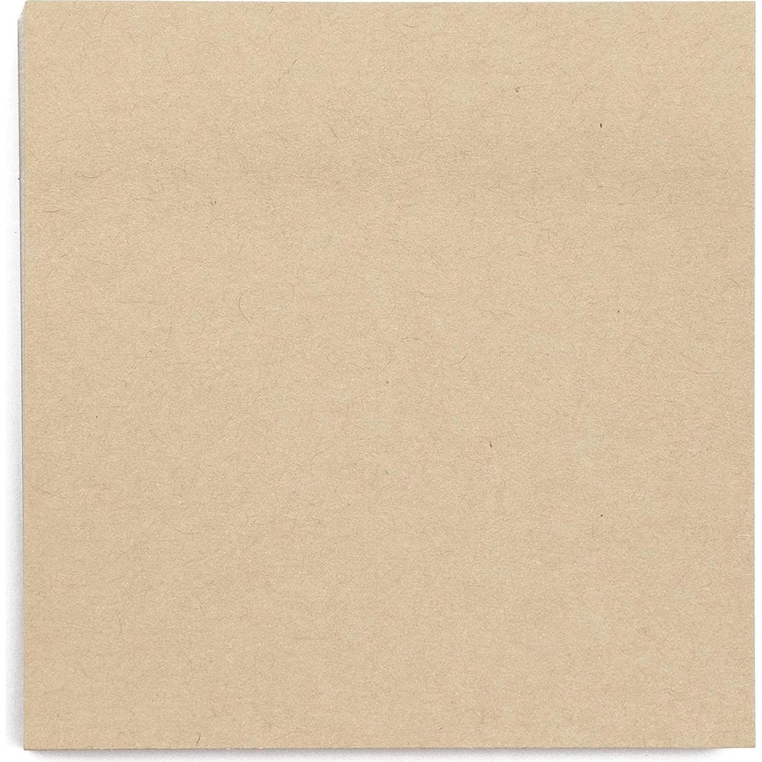 Notas Adhesivas Juvale Marrón 3x3 cm - Paquete de 6 Bloc 100 Hojas