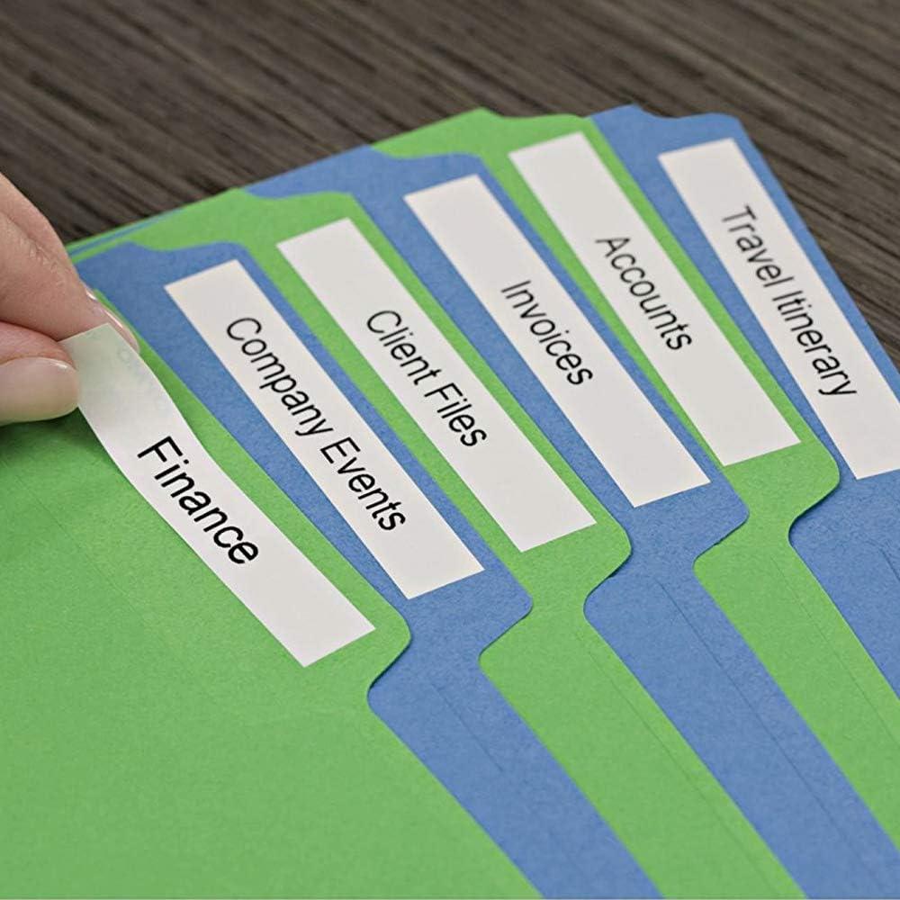 Paquete de 5 Cintas de Etiqueta Camopro Dymo D1 12mm x 7m