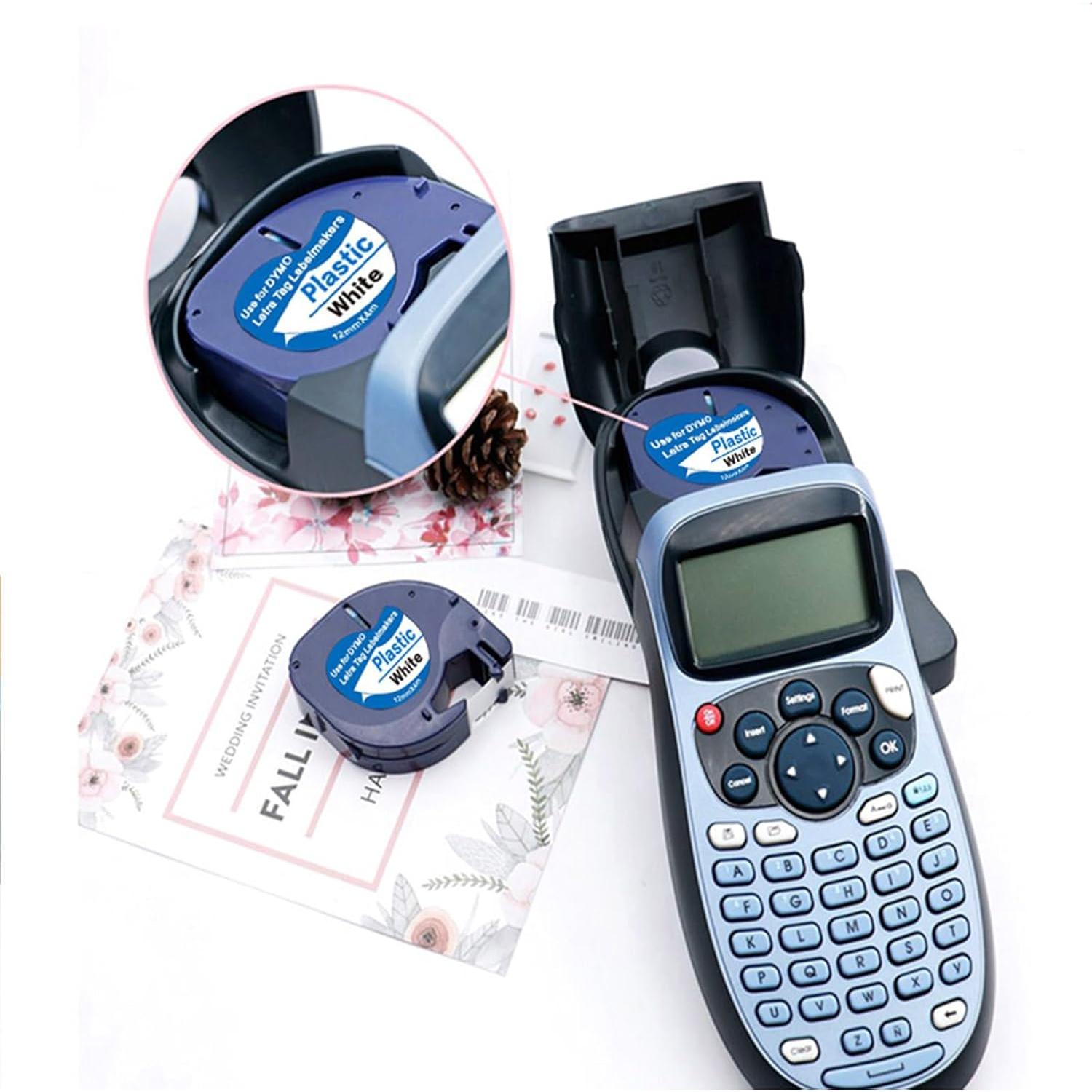 Cinta de Etiquetas Plástica Blanca 12mm 5 Unidades Dymo