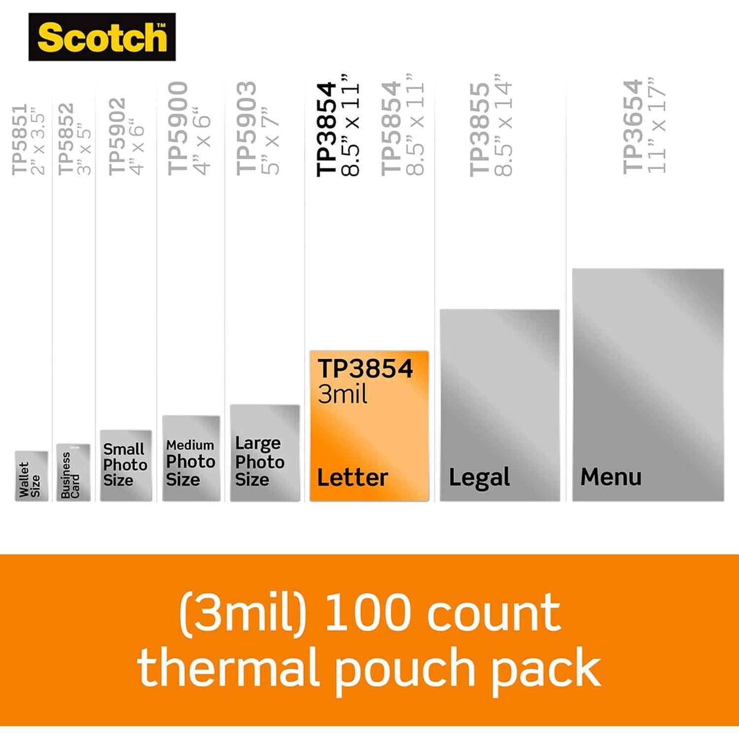 Bolsas de Laminado Térmico Scotch 200 y 100 Cuentas + Laminadora TL901X