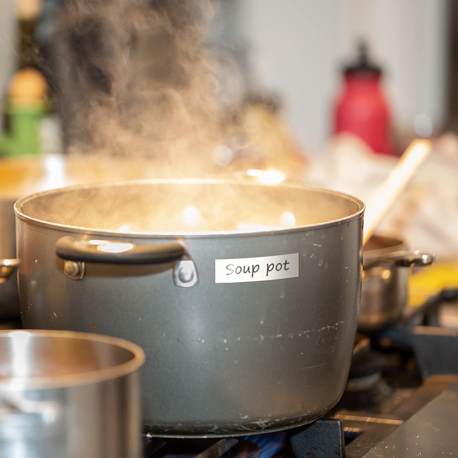 Cinta de Etiquetas Filery D1 45013 Negro sobre Blanco 12mm x 7m