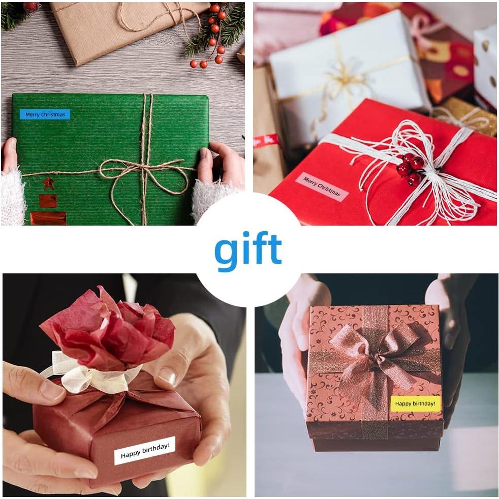 Paquete de 5 Etiquetas Térmicas Goknu P12 Compatibles DYMO