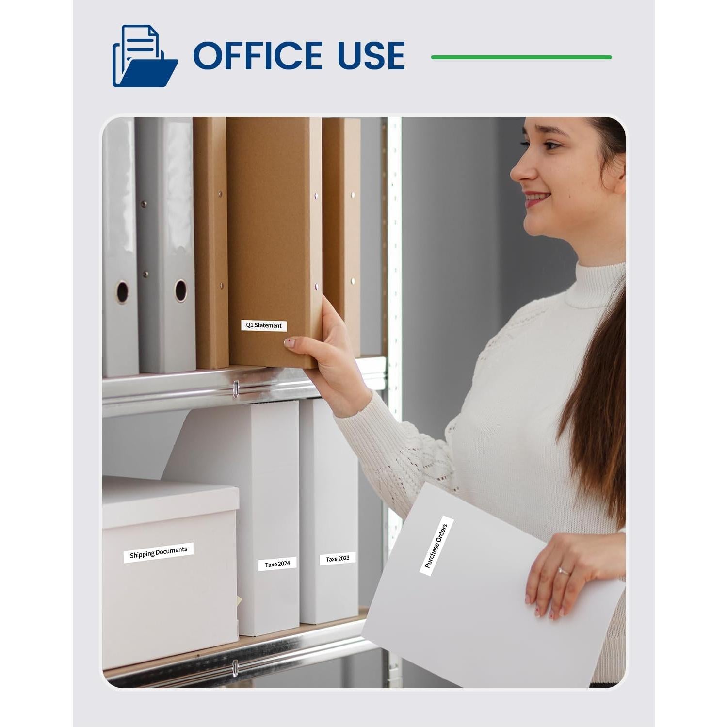 Cintas de Etiquetas Dymo LetraTag 91331 Plástico Blanco 12mm x 4m - Paquete de 5