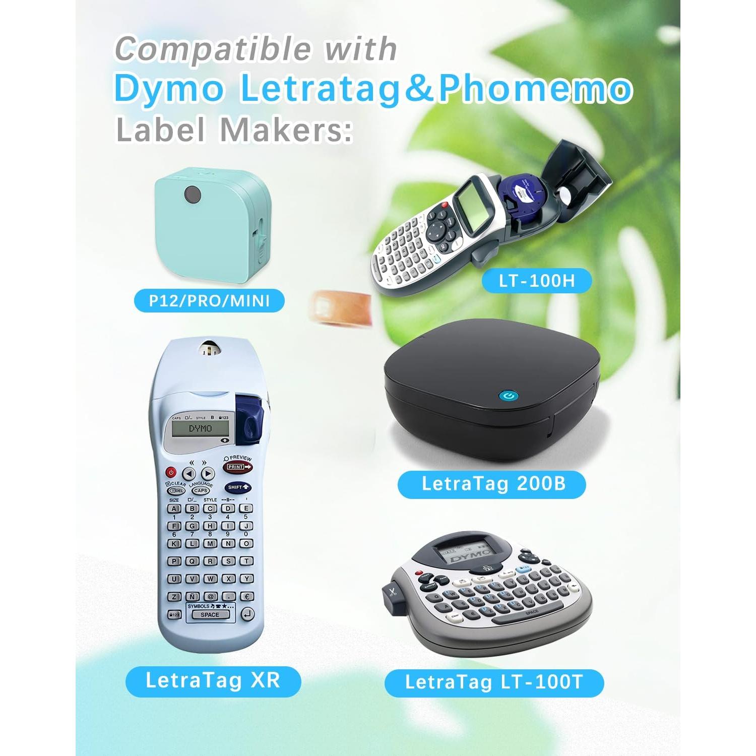 Cintas de Etiquetado Impermeables UNOKA LT 12mm x 4m 6PK