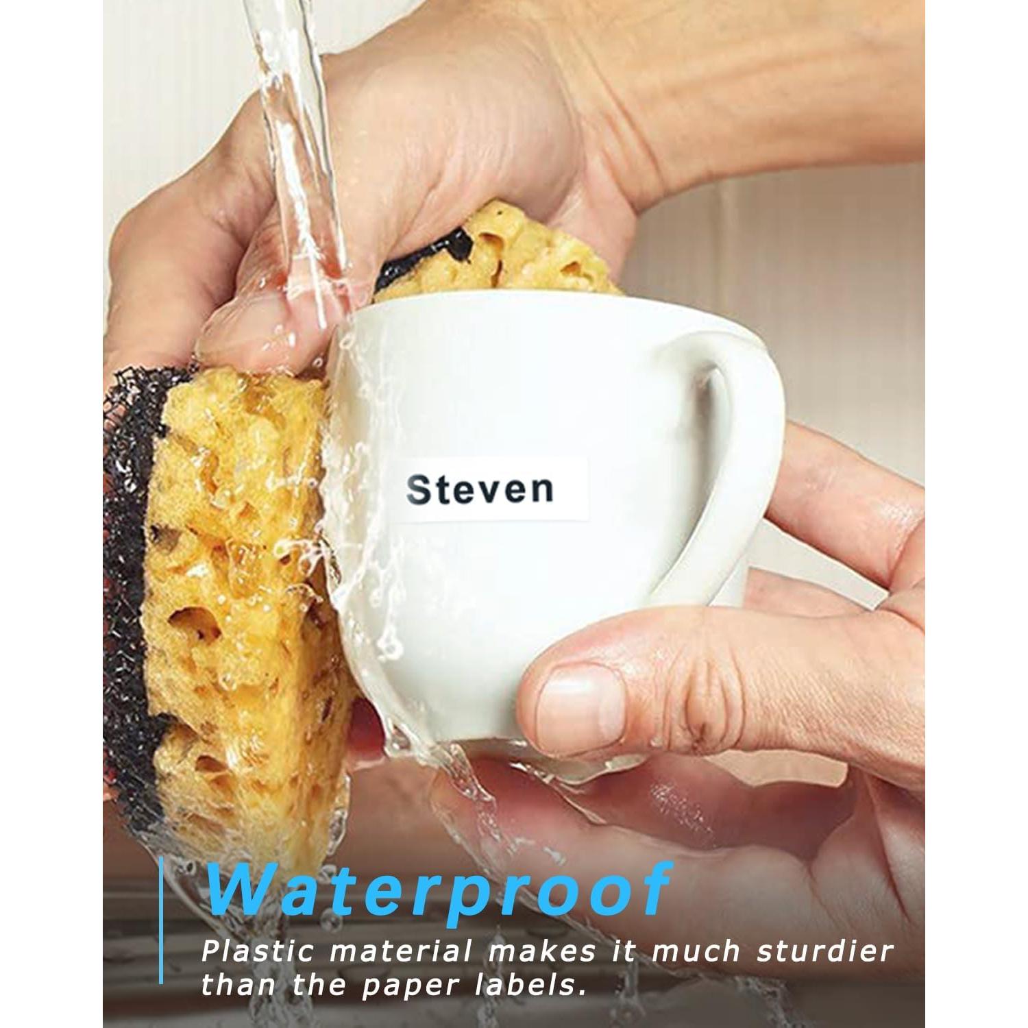 Cintas de Etiquetado Impermeables UNOKA LT 12mm x 4m 6PK