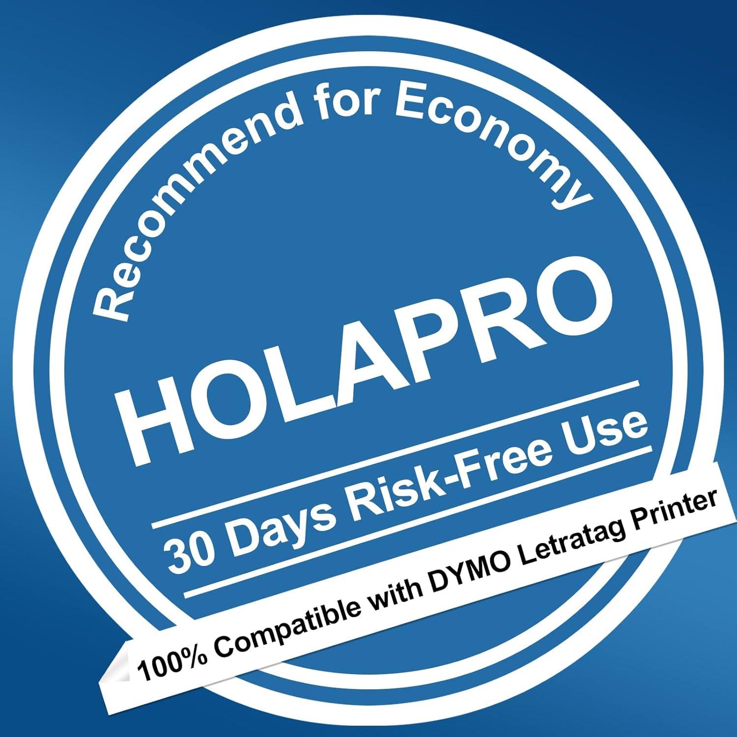 10 Recargas Cinta Etiquetadora Dymo LetraTag 12mm x 4m