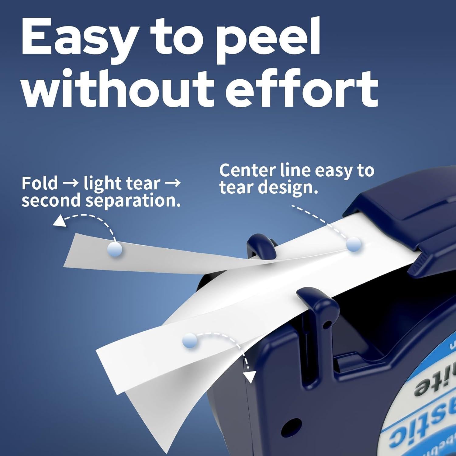 Paquete de 4 Recargas Etiquetas Lumyrilix 12mm x 4m Blancas