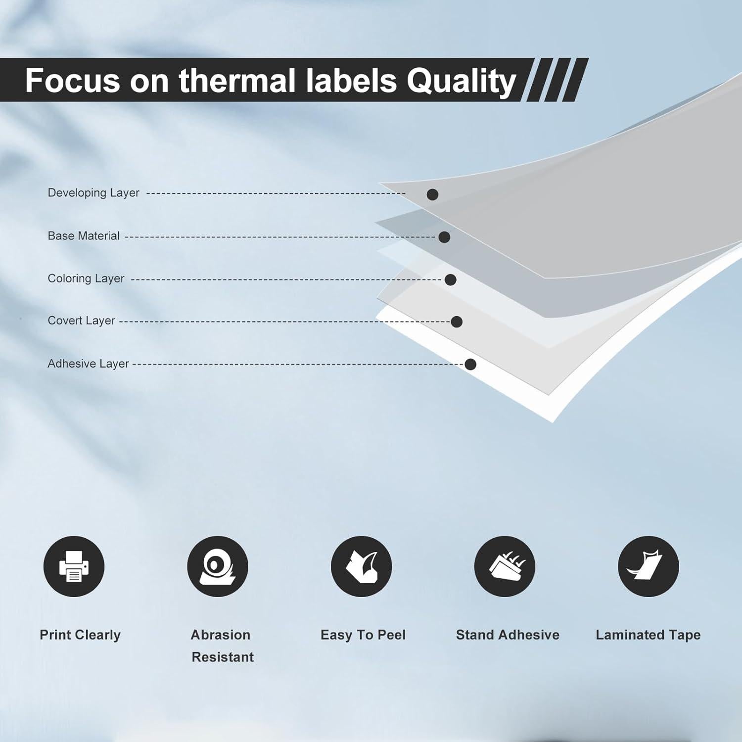 Etiquetas RGiNK 30334 con chip RFID para DYMO 550 - 6000 unidades