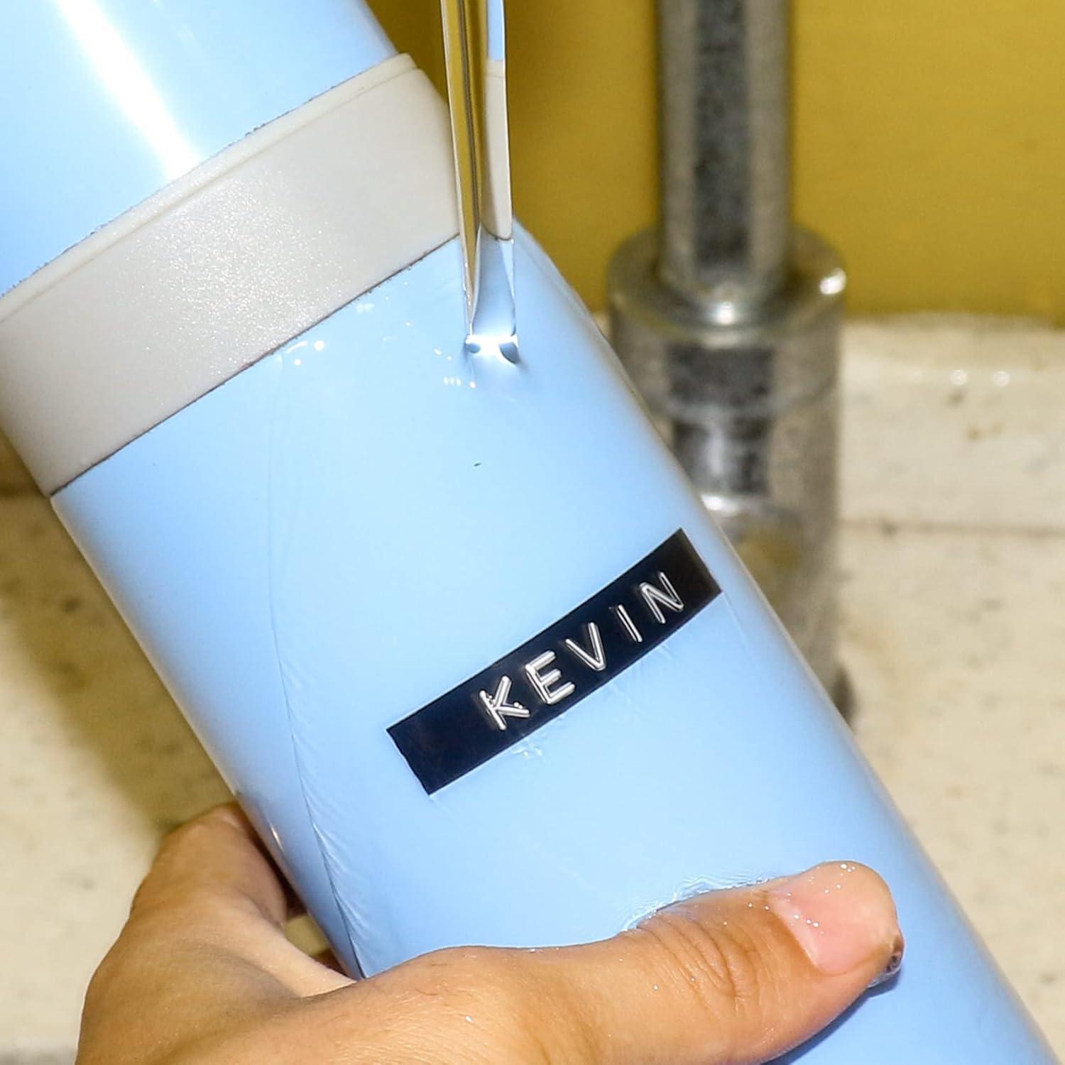 Cinta de Embossing TITBIT 10 Rollos 3/8" Negro para DYMO