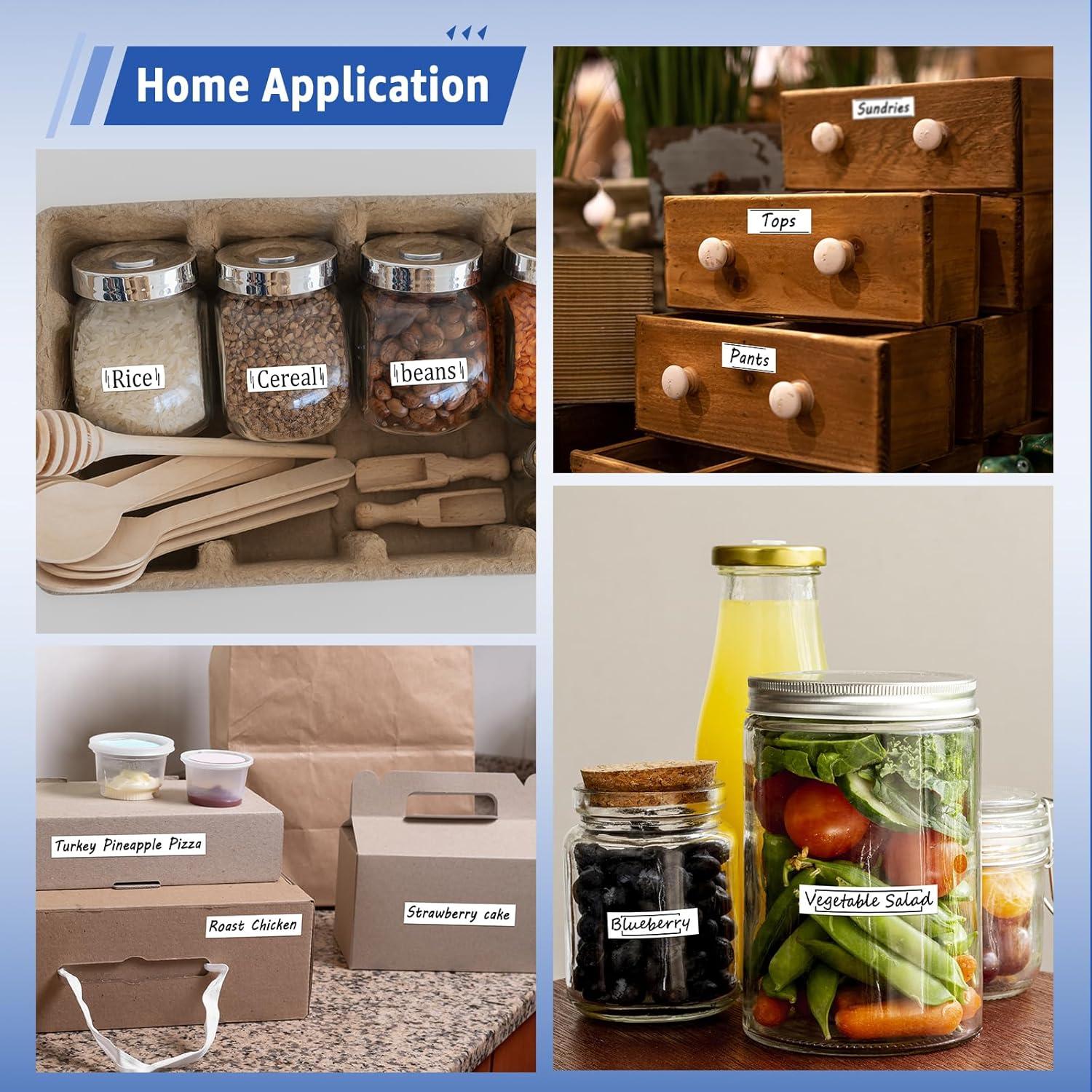 Paquete de 10 Cintas de Etiquetas USUPERINK Dymo LetraTag 12mm