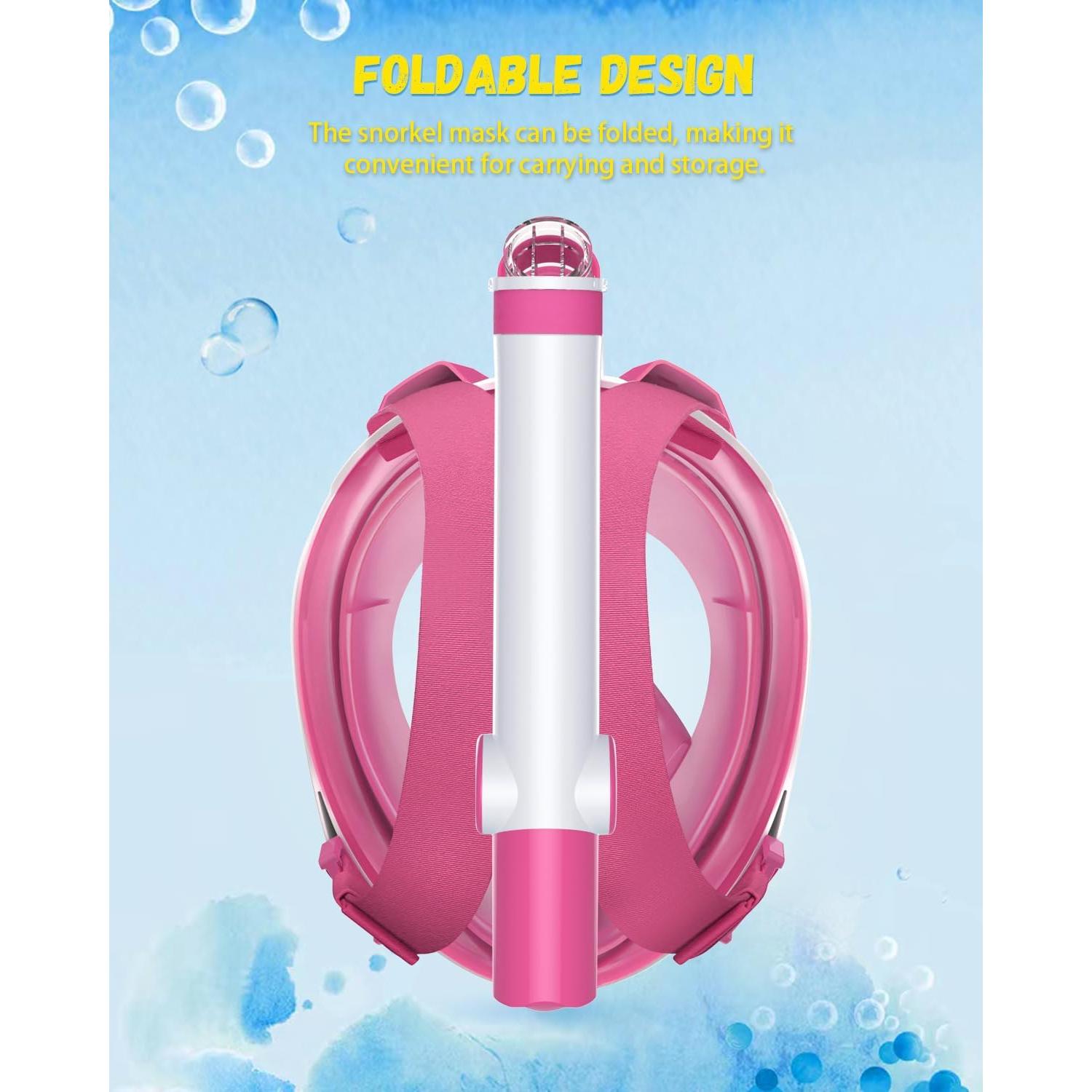 Máscara de Snorkel W WSTOO LGB 180° Antivaho y Segura