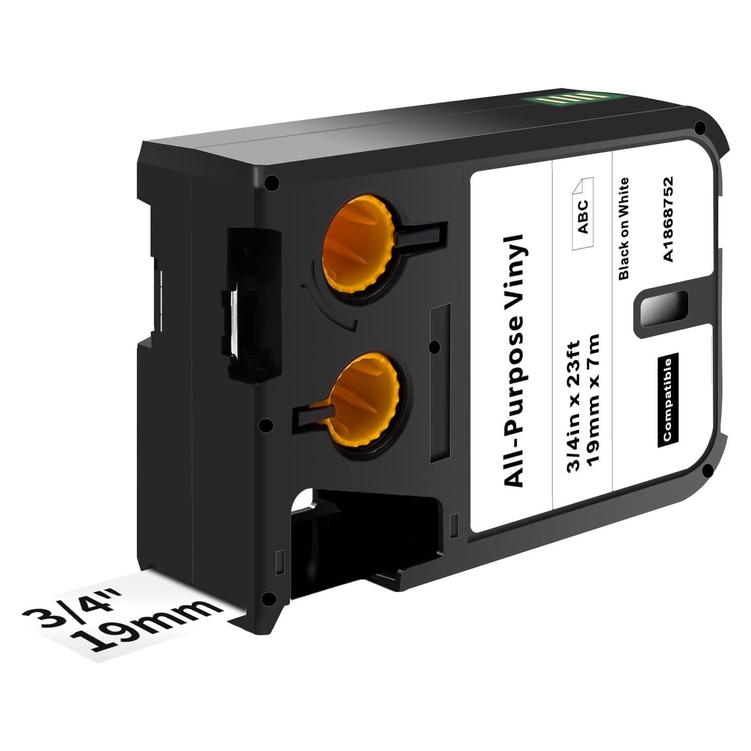 Etiquetas de Vinilo COLORWING 19mm x 7m para Dymo XTL