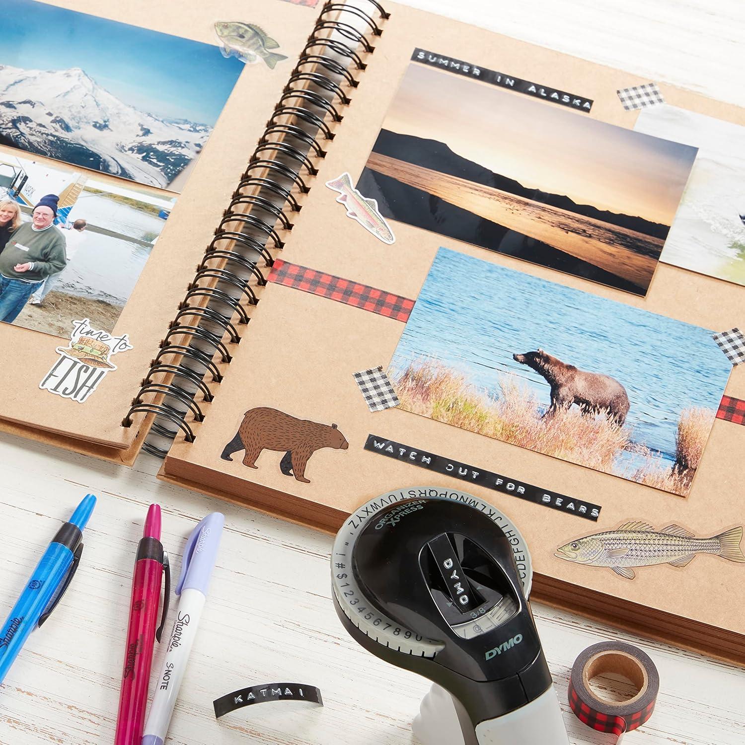 Etiquetas de Embossing DYMO 1 cm x 3 m, Paquete de 3, Negro