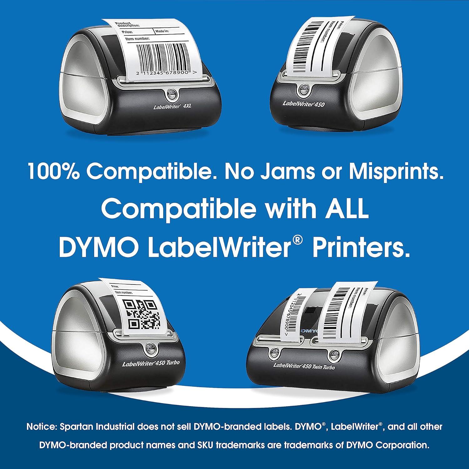 Spartan Industrial - Compatible Labels Replacement for DYMO 30256-2-5/16" X 4" Postage Shipping Labels (10 Pack)