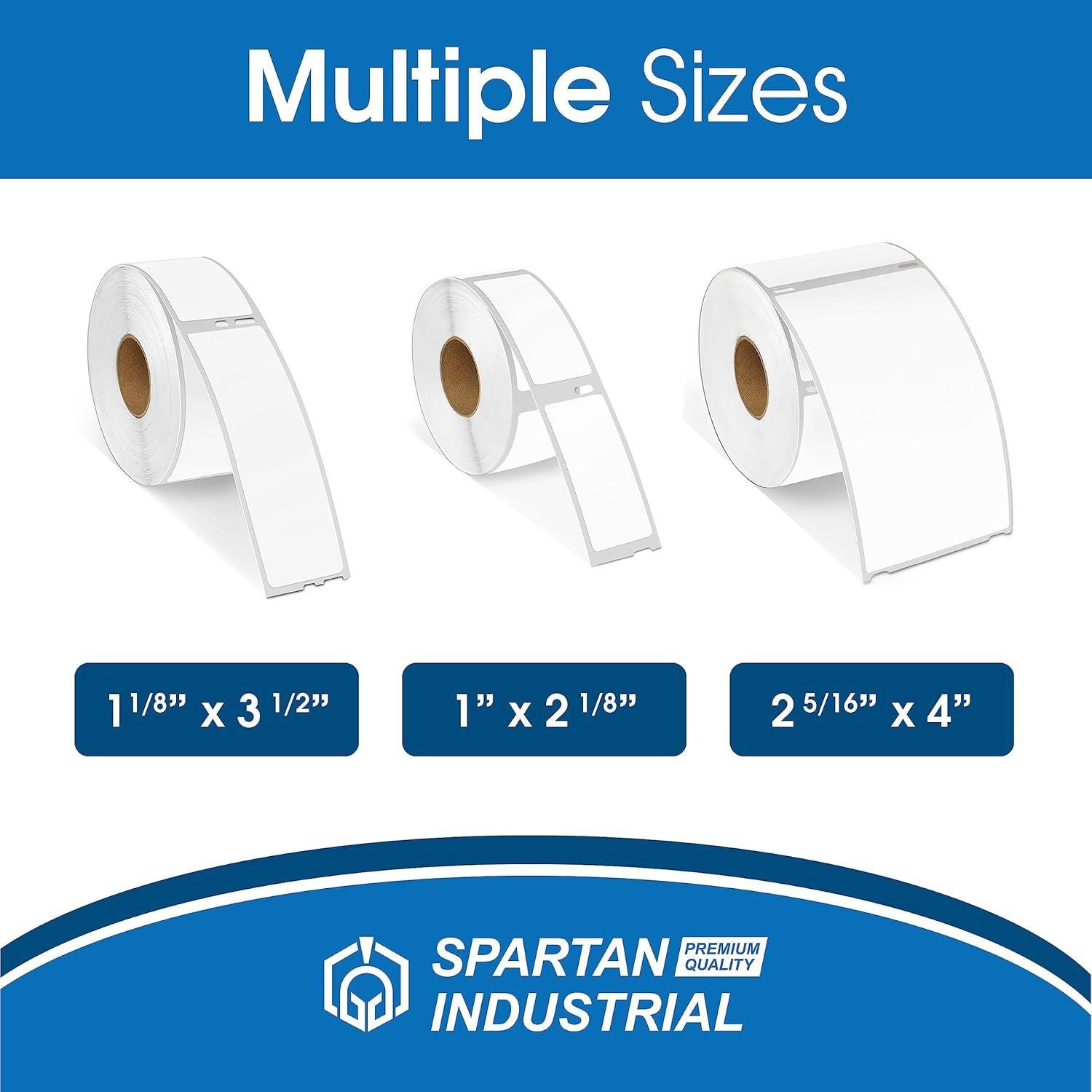 Spartan Industrial - Compatible Labels Replacement for DYMO 30256-2-5/16" X 4" Postage Shipping Labels (10 Pack)
