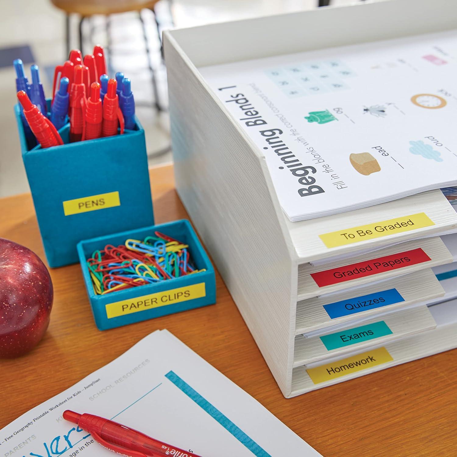 Etiquetas de Plástico DYMO LetraTag 12mm x 4m Amarillo