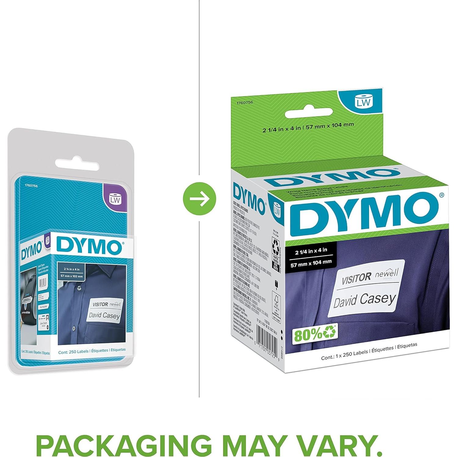 Etiquetas Autoadhesivas DYMO LW 5.7x10.2 cm 250 unidades