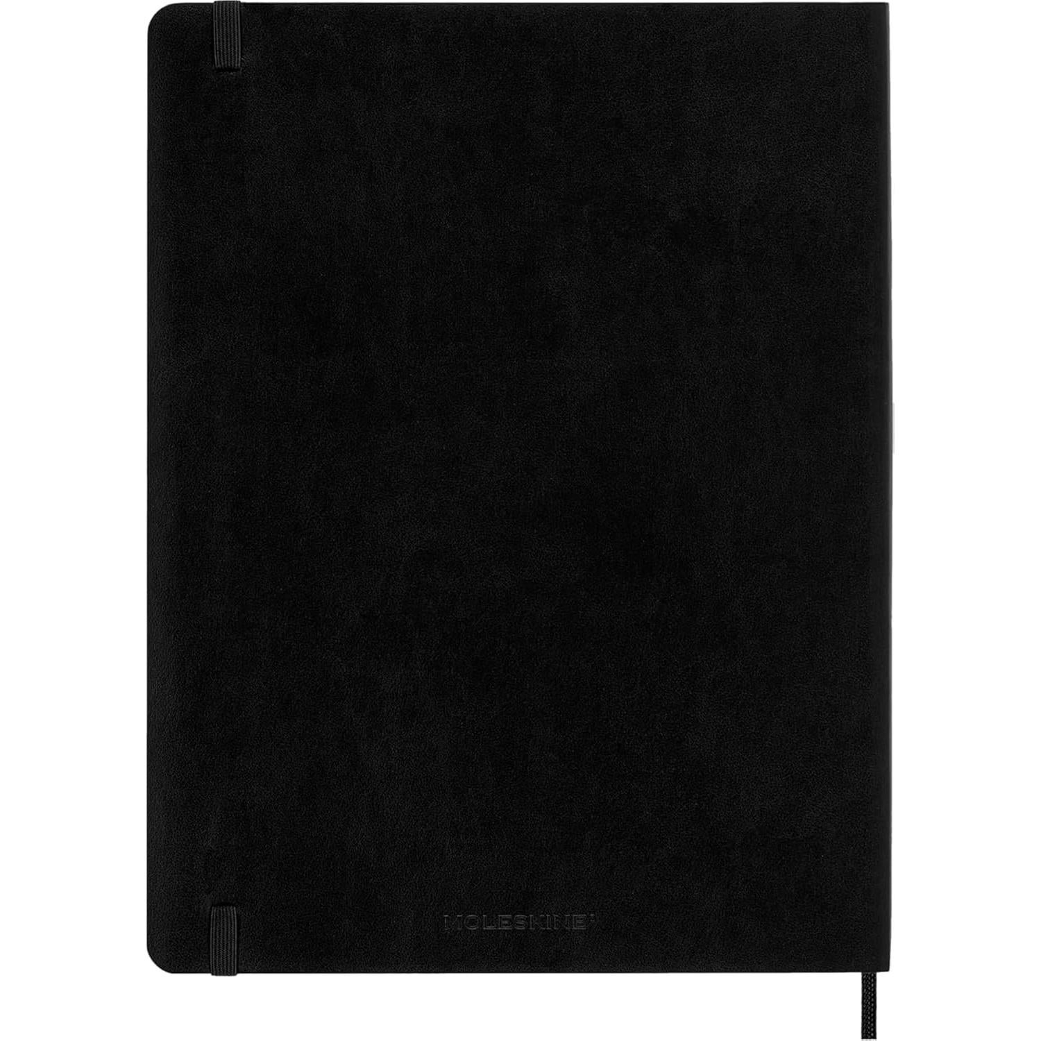 Cuaderno Moleskine Clásico XL Negro Rayado 192 Páginas