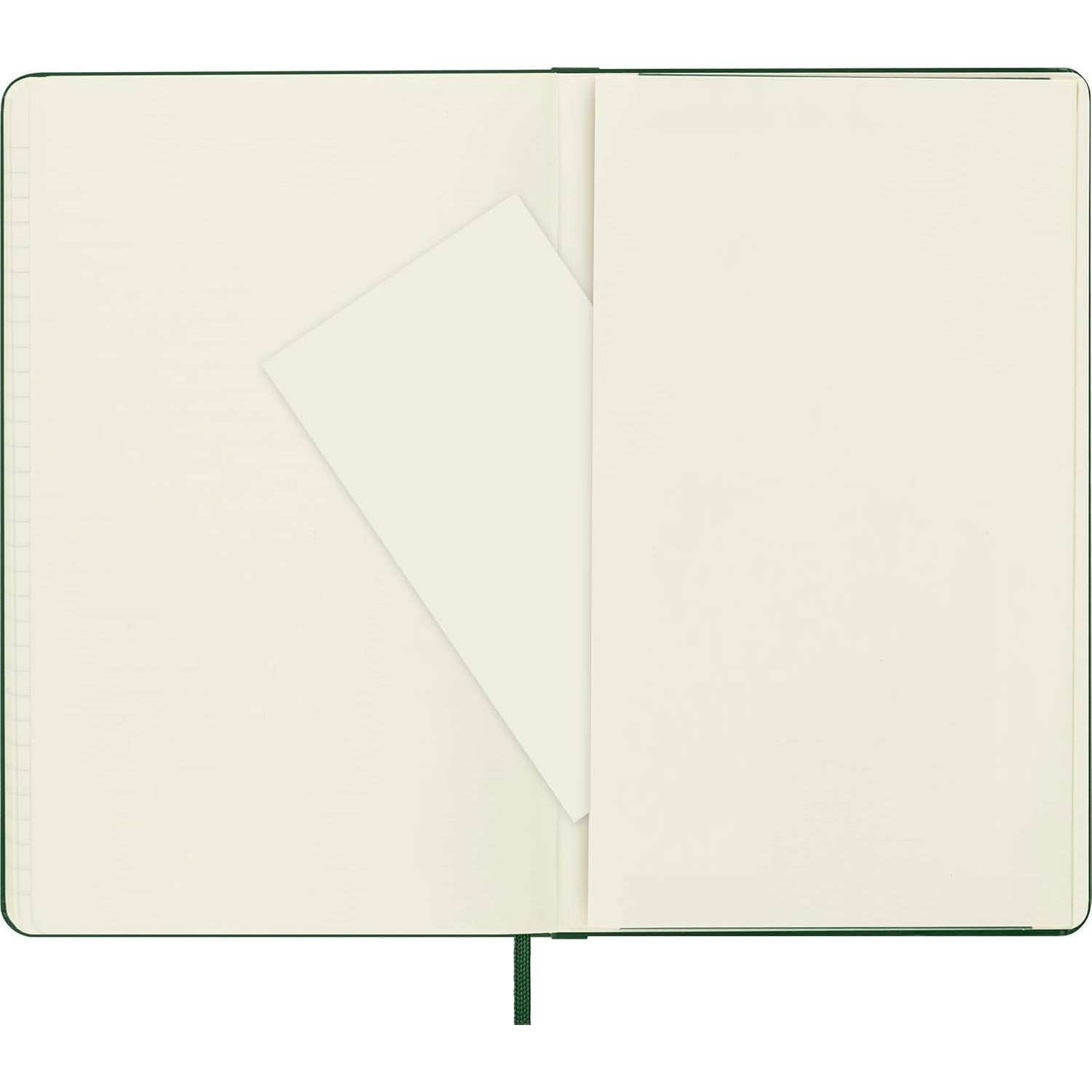 Cuaderno Moleskine Grande Rayado Verde Mirtillo Tapa Dura