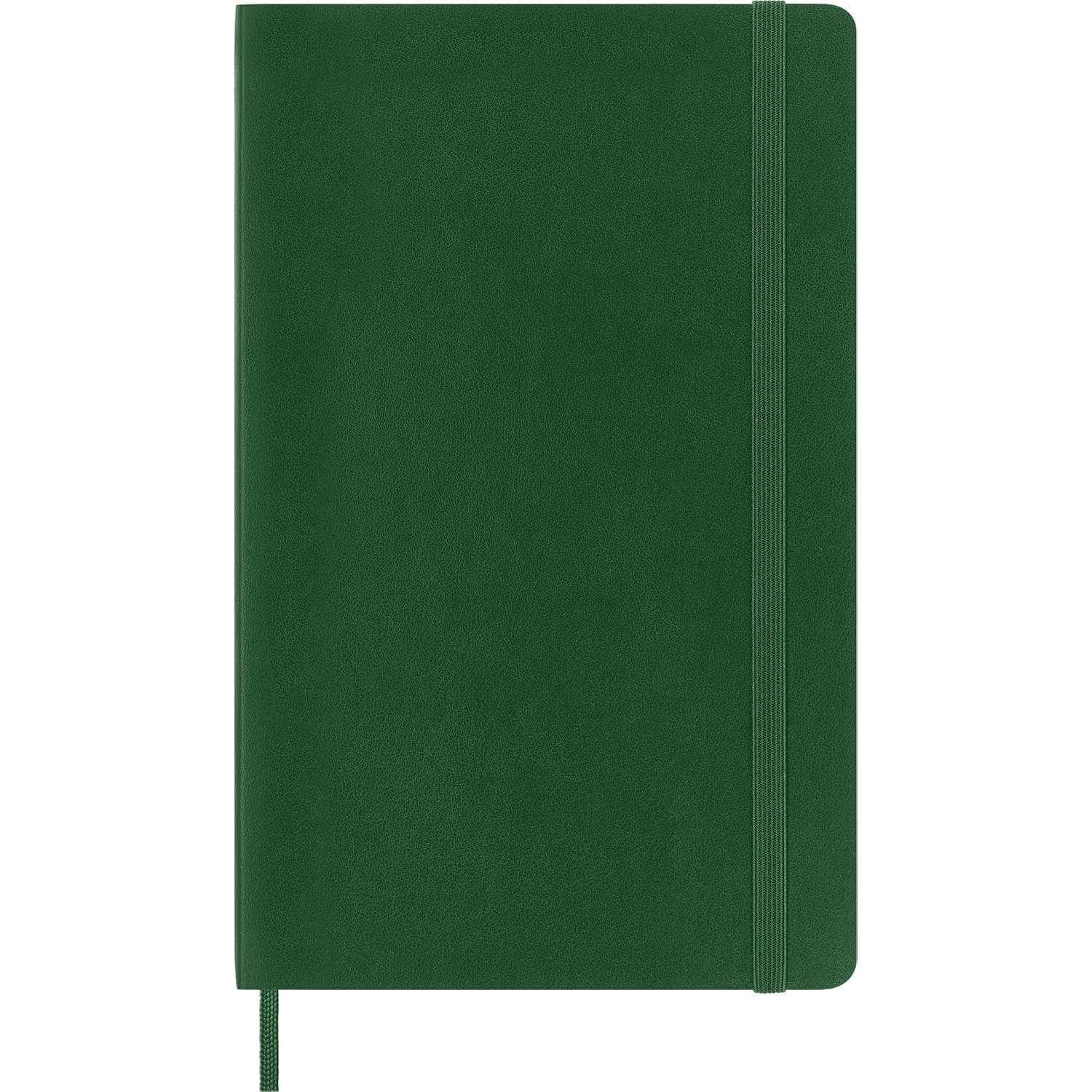 Cuaderno Moleskine Clásico Grande Rayado Verde 192 Páginas