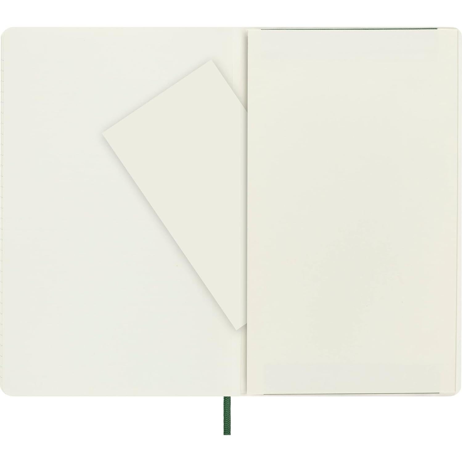 Cuaderno Moleskine Clásico Grande Rayado Verde 192 Páginas