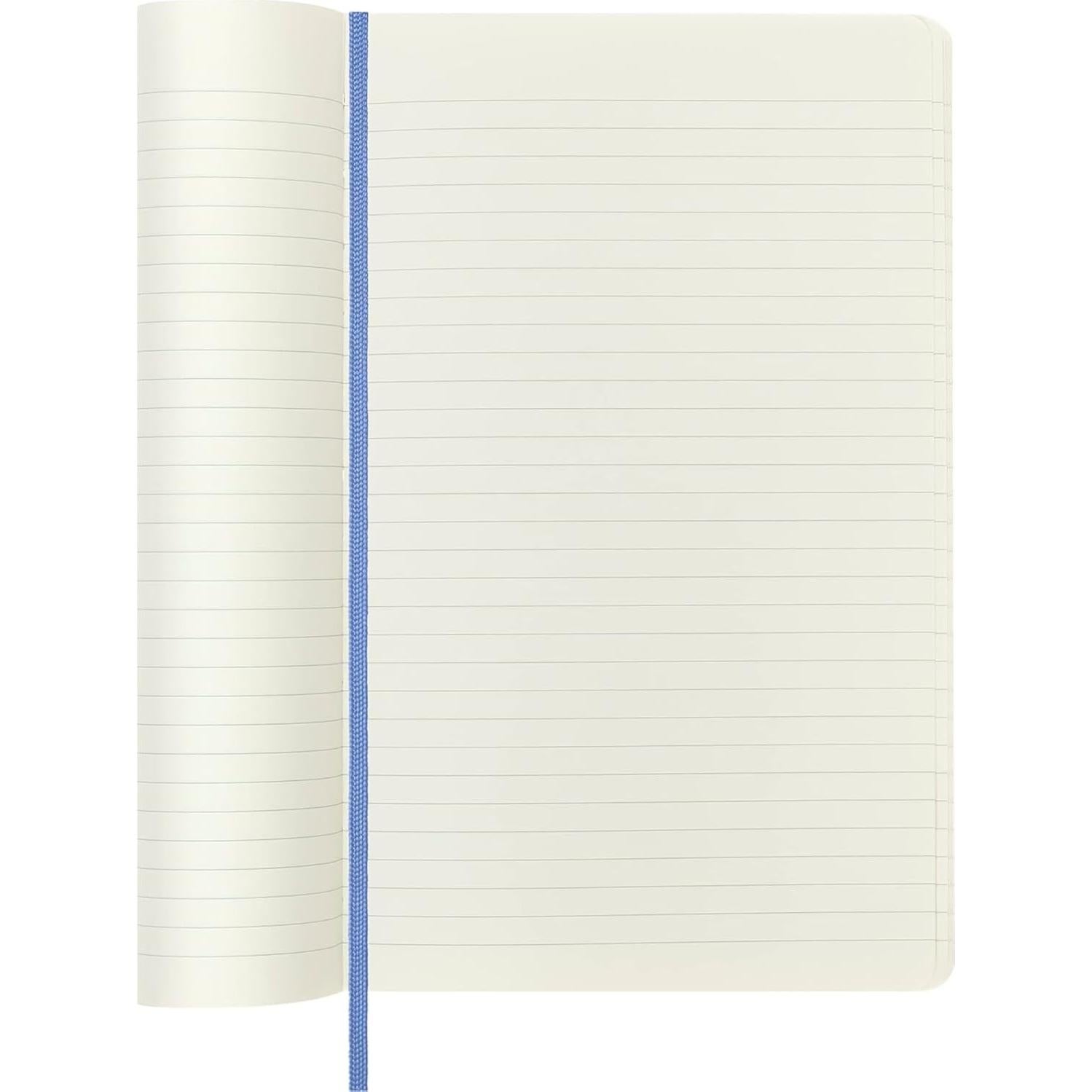 Cuaderno Moleskine Clásico Grande Rayado Azul 192 Páginas
