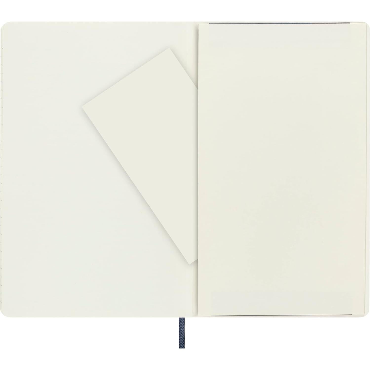 Cuaderno Moleskine Clásico Tapa Blanda A5 Rayado Azul Zafiro